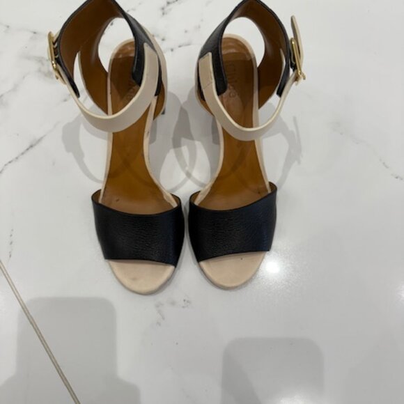 Chloe block colour open toe sandals - Picture 2 of 4